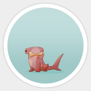 Hammerhead Sharkpup Pink Sticker